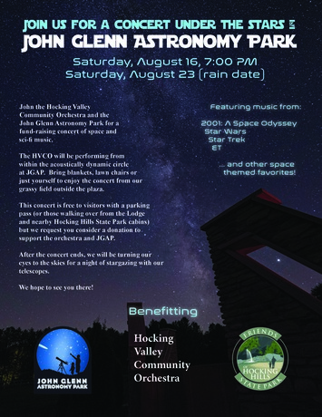 Concert under the stars at JGAP